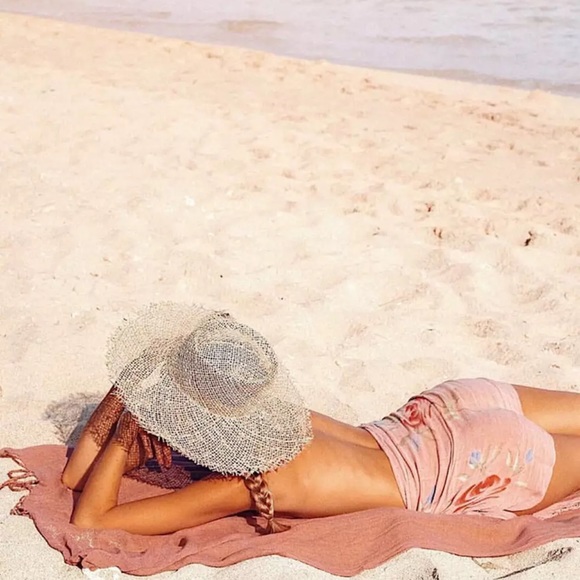 Ubí Organic Summer Braided Sun Hat Wide Brim - Picture 9 of 16